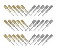 LALADEFIEE Kit Extractor de Pasadores de Reloj 30 Piezas Aguja Acero Chapado en Cobre Dorado y Plateado 15 Unidades Cada Color para Reparación y Ajuste Correas Reloj en Casa