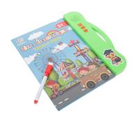 LALADEFIEE Libro Electrónico De Aprendizaje Inglés Francés para Niños 3 Años, Juguete Educativo Interactivo Portátil, Seguro para Preescolar, Actividades Educativas Infantiles De Verde