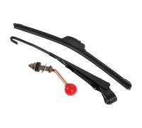 LALADEFIEE Limpiaparabrisas Manual para Motocicletas y UTV con diseño semicerrado, escobilla limpiaparabrisas Trasero, instalación sin Herramientas, Apto para Uso en Condiciones de Lluvia y