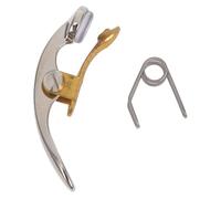 LALADEFIEE Llave Watergate para Trompeta Plateada, Accesorio de Drenaje Resistente y Duradero, Componente Pequeño para Válvula en Tonalidad si Bemol, Herramienta Compatible