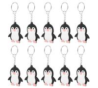 LALADEFIEE Llavero Pinguino de 24 Piezas Colgante de Pvc Suave, Accesorio Adorable para Mochilas y Bolsos en Fiestas Temáticas de Animales