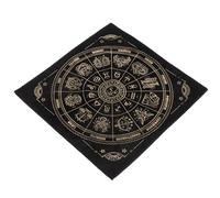 LALADEFIEE Mantel de Cartas del Tarot Delicado y Práctico de Tela Mesa de Adivinación Patrón Artístico y Diseño Creativo Adecuado para Entusiastas Astrología y Tarot