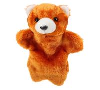 LALADEFIEE Marioneta de Mano Oso de Felpa Amarilla para Bebés de 6 a 18 Meses, Juguete Educativo Interactivo para Pequeños, Títere de Peluche Didáctico para Contar Historias