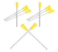 LALADEFIEE Mazos de Hierro Triangulares para Instrumentos de Percusión, 10 Piezas de Plástico y Metal Buena Resistencia y Tono para Educación Musical