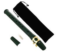 LALADEFIEE Mini Saxofón Portátil Verde con Funda Instrumento Musical Educativo para Ligero y Fácil de Transportar para Principiantes y Desarrollo de Coordinación Manual