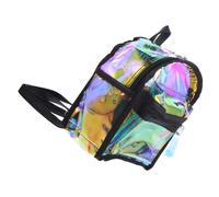 LALADEFIEE Mochila Escolar Brillante Lentejuelas Láser Mochila Iridiscente De Moda para Viajes y Actividades Al Aire