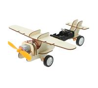 LALADEFIEE Modelo de Avión DIY para Juguete Educativo de Ensamblaje Científico Avión de Madera para Experimentos Stem Kit de Construcción para Estimular la Curiosidad y Habilidades Prácticas
