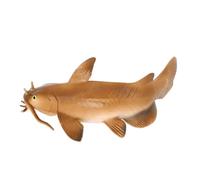 LALADEFIEE Modelo de Bagre Falso de Plástico Sólido, Juguete Educativo Cognitivo, Decoración Realista Hogar, Juguete de Pez Artificial Adecuado para Aprendizaje y Juego, Tamaño Mediano,