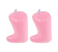 LALADEFIEE Moldeador de Botas Inflable Reutilizable de Plástico Rosa para Botas Altas, Soporte Elegante en Forma de Tubo de 18cm, Ahorro de Espacio Adecuado para Viaje y Almacenamiento