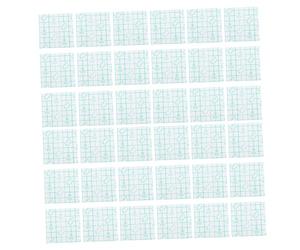 LALADEFIEE Paleta de Maquillaje Desechable Color Aleatorio en Salones y Uso Doméstico 100 Piezas, Material de Papel y Película Pu, Ligera y Fácil de Usar para Principiantes y Profesionales