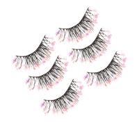LALADEFIEE Paquete De 3 Pestañas Postizas Naturales Que Brillan En La Oscuridad Para Mujeres Maquillaje De Escenario Y Fiesta
