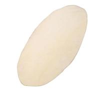 LALADEFIEE Parche de Piel de Cabra para Doumbek y Tambor de Mano, Redondo Plano, Color Caqui, Piel de Cabra Natural, 15 Pulgadas, para Reparación de Tambores de Percusión y Uso Exterior