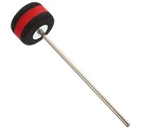 LALADEFIEE Pedal de Bombo Maza Negra y Roja para Batería Jazz, Accesorio Profesional Resistente al Desgaste para Pedal de Percusión, Parte de Instrumento de Percusión, Repuesto Duradero