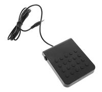 LALADEFIEE Pedal para Mejorar Diseño y Simple para Expresión Elegante de Sustain Midi Conector 3.5mm, Color Negro, Material Abs y Metal Musical Piano Eléctrico Sintetizador