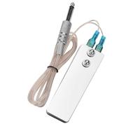 LALADEFIEE Pedal rectangular de acero inoxidable con cable, interruptor de potencia fuerte para máquinas de dibujo corporal, adecuado para profesionales del diseño corporal