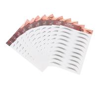 LALADEFIEE Pegatinas Impermeables para Cejas 3D Efecto Pelo 10 Piezas Negras para Maquillaje Facial Adhesivos Temporales para Cejas Naturales Uso Fácil para Mujer o Escasas