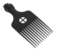 LALADEFIEE Peine de Plástico Púas Resistentes para para Cabello Afro y Liso y Cepillo para Peinar y Desenredar Adecuado para Oficina y Uso Diario Oficina Uso Diario