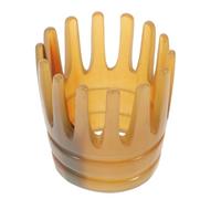 LALADEFIEE Peine Masajeador de Cuerno de Búfalo Natural Herramienta Multifuncional Guasha para Cabello y Rostro Exfoliante Antiestático para Masaje de Cabelludo y Relajación Corporal Uso