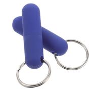 LALADEFIEE Perforadora de Llavero para Cigarros de Goma y Metal, Compacta y Portátil, 2 Piezas para Uso Versátil y Diseño Elegante para Llevar Siempre