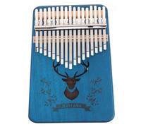LALADEFIEE Piano de Pulgar de Madera Maciza Teclas Kalimba Instrumento Africano para Principiantes Kit de Inicio Instrumento Musical Portátil