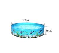 LALADEFIEE Piscina Infantil Rígida de Plástico para Acuáticos al Aire Redonda y Colorida Juguete para Casa para Verano y Fiestas Familiares