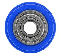 LALADEFIEE Plástico y Acero Rueda Guía Tensora de Polea de Cadena, para Motocicleta, para Rodamientos, Rodillos de Polea de Cadena de Transmisión, 8mm Azul, para Motocicletas y Minimotos