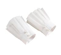 LALADEFIEE Puños Falsos De Camisa Para Mujer, Esclavas De Muñeca Desmontables Elegantes, Accesorios Decorativos Para Ropa, Ideales Para Fiestas y Citas