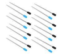 LALADEFIEE Recambios de Bolígrafo de Metal Negro y Azul de 7cm para Escritura Suave, Compatibles Bolígrafos Estilo Cross, Ideales para Decoracion Colegio y Tareas Escolares