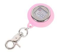 LALADEFIEE Reloj Digital de Bolsillo para Enfermera con Diseño Retro Colgante Portátil con Gancho Función Lumínica y Calendario Varios Estilos