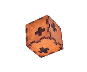 LALADEFIEE Rompecabezas de Madera para Adultos Tipo Cubo Ming Luban, Juguete Educativo y Duradero para Entrenar la Imaginación en Casa y Relajarse