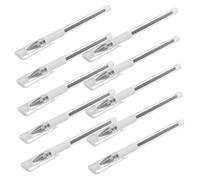 LALADEFIEE Rotuladores de Maquillaje Impermeables para Cejas 10 Piezas, Plástico Resistente, No Se Deforman ni Rompen, Ideales para Posición Permanente de Tatuajes
