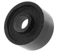 LALADEFIEE Rueda Giratoria de 3 Toneladas de Acero para Gato Hidráulico Horizontal Rueda Reforzada Negra Uso Fiable y Diseño Grueso para Remolque
