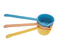 LALADEFIEE Set de 3 Cucharones de Cocina y Baño de Pp, Portátiles y Resistentes, para Regar Plantas y Servir Agua Hogar Diseño Simple y Delicado