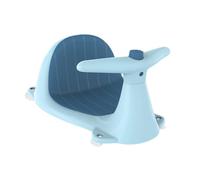 LALADEFIEE Silla De Baño Para Ñiño Rociador De Agua, Asiento Seguro Ventosa Fuerte, Respaldo Cómodo, Color Azul, Tamaño Estándar, Adecuado Para Baby Shower y Baño Diario, 1 Unidad