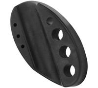 LALADEFIEE Soporte de Silicona Ovalado para 7 Pigmentos de Tatuaje, Color Negro, 1 Pieza, Portavasos Reutilizable para Suministros de Tatuajes Profesionales y Uso Doméstico