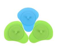 LALADEFIEE Soporte para Cartas de Juego Multicapa 3 Piezas 2 Verde Hierba 1 Azul Claro en Plástico Antideslizante Porta Naipes Portátil para Juegos de Mesa Familiares y Almacenamiento