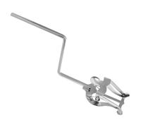 LALADEFIEE Soporte Portátil para Partituras de Saxofón de Marcha, Soporte Metálico Largo Plateado, Estable y Resistente para Uso Profesional en Conciertos y Práctica Musical