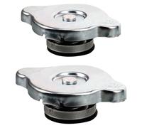 LALADEFIEE Tapón de Radiador Estándar 0,9 Pulgadas, Tapa de Depósito de Refrigerante Resistente Corrosión, Sello Hermético Anti Fugas para Coches, Camiones y Vehículos Urbanos, Juego 2