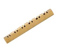 LALADEFIEE Tuerca de Latón Ajustable para Guitarra de 12 Cuerdas, Cejuela Ranurada para Puente de Instrumento de Cuerda, Accesorio Profesional para Guitarra Acústica y Clásica, Mejora Tono