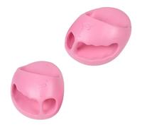 LALADEFIEE Zapatillas de Masaje de Media Palma para Mujer, Zapatos de Yoga Antideslizantes de Eva Rosa, Ligeros y Cómodos para Ejercicio en Interiores y Corrección Postural