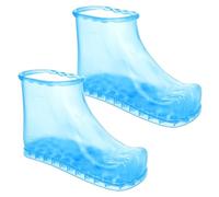 LALADEFIEE Zapatos de Baño para Pies con Masaje y Remojo Botas de Pediluvio Portátiles de Plástico Azul Fáciles de Limpiar de Molestias y Cuidado Saludable para Pies Casa