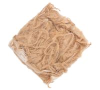 LALAFINA 1 Caja Materiales Naturales para Nidos de Pájaros de Yute Beige | Fibras Orgánicas y Cuerda Combinada, Colocación Fácil, para Jaulas y Cajas de Cría