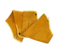 LALAFINA 1 Par Mangas de Protección para Soldadura de de Vaca Aislantes Térmicos Resistentes Cortes para Soldadura Cocina y Jardinería Color
