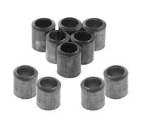 LALAFINA 10 Piezas Cuña de Tala de Hierro Mango Cónico, Cuñas de Motosierra, Negro, Pequeños Pasadores de Seguridad, para Tala de Árboles y Nivelación de Muebles