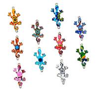 LALAFINA 10 Piezas de Colgantes de de Aleación para Diy Manualidades y Fabricación de Joyas Colgantes Coloridos y para Joyas Únicas Navidad y Acción de Gracias