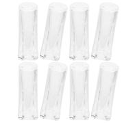 LALAFINA 10 Piezas de Mango Transparente para Varita Ciega de Persiana Vertical, Accesorio de Plástico Pom Fácil de Instalar para Control Seguro de Estores