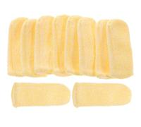 LALAFINA 10 Protectores de Dedos Anticorte Nivel 8, Mangas Elásticas Resistentes a Cortes para Pulgar, 10 Unidades, Cubiertas para Dedos Duraderas, Protección Segura para Cocina,