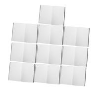 LALAFINA 10 Unidades Cuaderno de Papel Kraft A5 sin Líneas para Estudiantes y Trabajo, 72 Páginas Resistentes a Dobleces y Encuadernación Cosida Firme para Uso Versátil