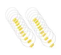 LALAFINA 100 Piezas Precintos de Alambre de Acero para Camión y Contenedor, Sello de Seguridad Resistente a Temperaturas, Instalación Sencilla para Reparaciones Urgentes