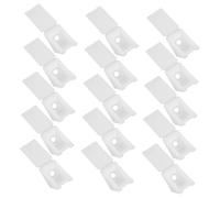 LALAFINA 100 Piezas Soporte de Reparación Cuñas de Plástico para Fijación de Esquinas y Estantes Refuerzo de Juntas de para Muebles para Gabinetes y Almacenamiento Casa